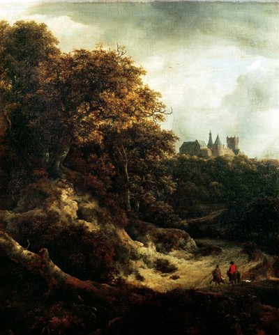 Castle at Bentheim, 1651 by Jacob van Ruisdael